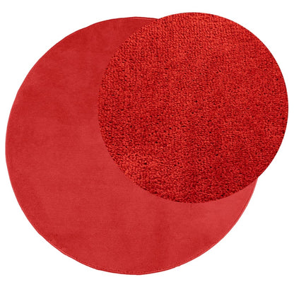 Teppich OVIEDO Kurzflor Rot Ø 280 cm