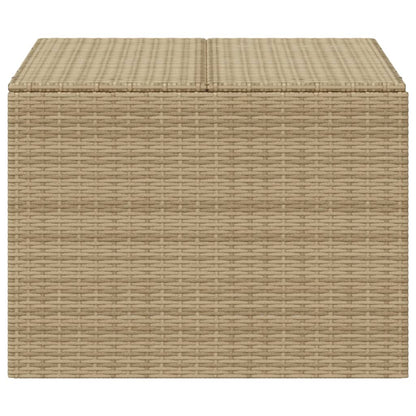 Gartentruhe Beige 291L Poly Rattan