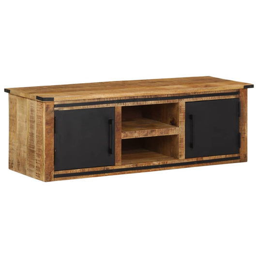 TV-Schrank mit Türen 105x35x36 cm Massivholz Mango