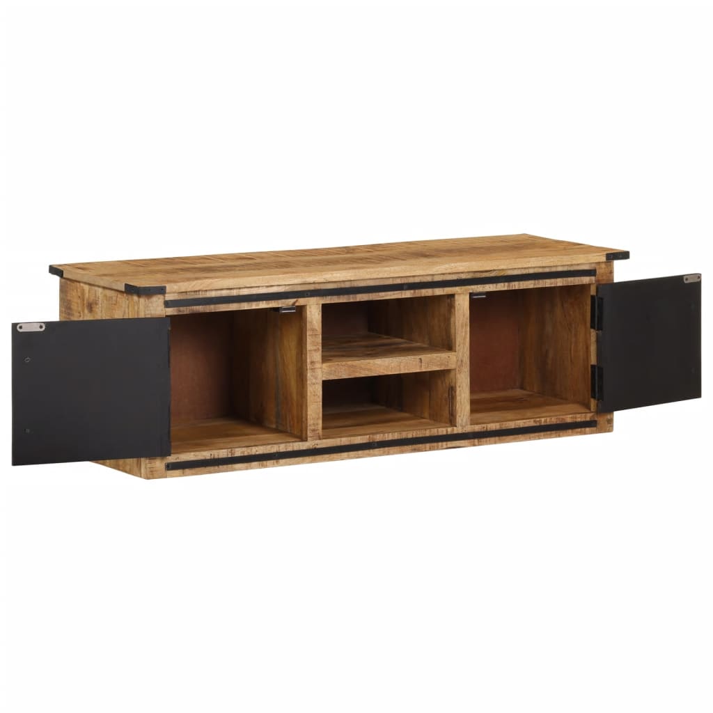 TV-Schrank mit Türen 105x35x36 cm Massivholz Mango