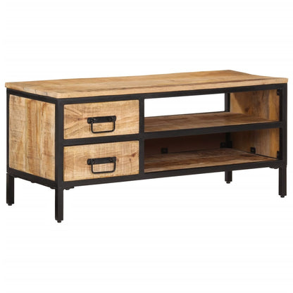 TV-Schrank 90x35x40 cm Massivholz Mango