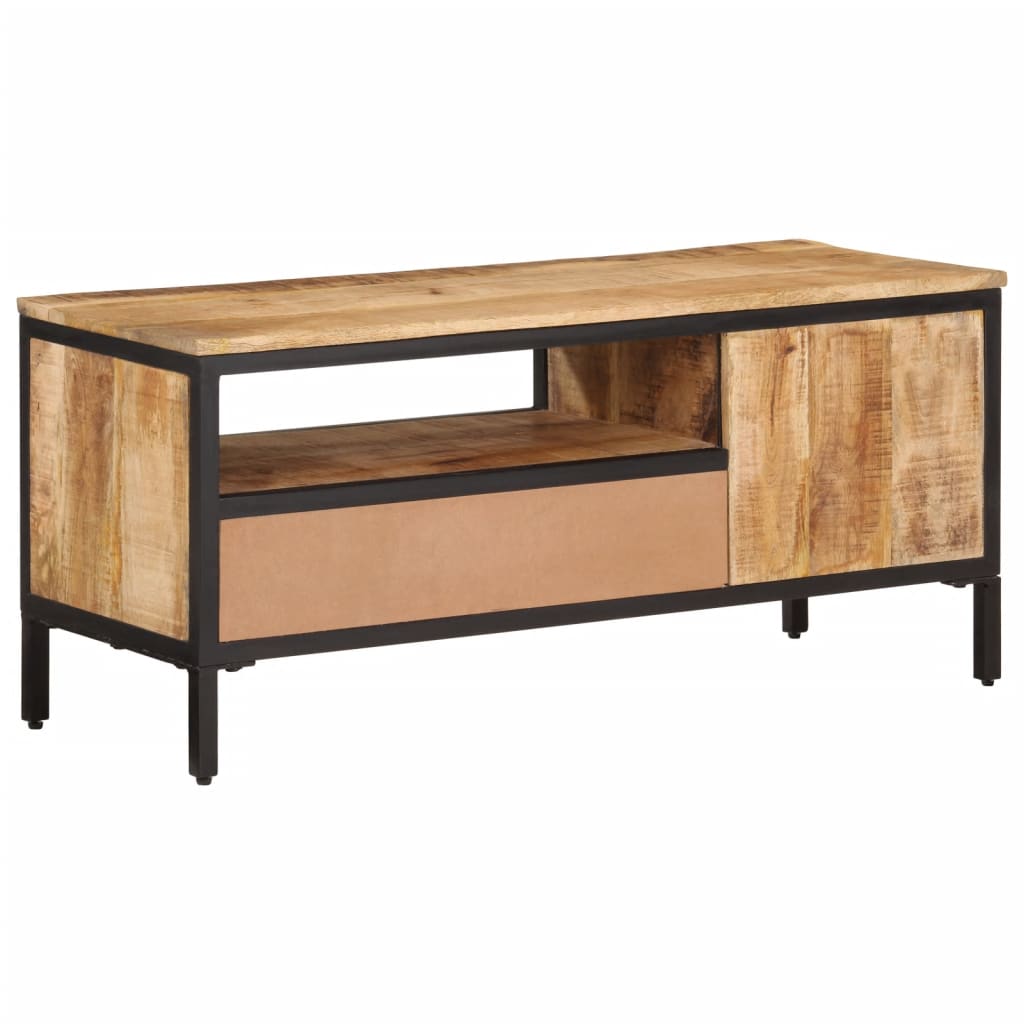 TV-Schrank 90x35x40 cm Massivholz Mango