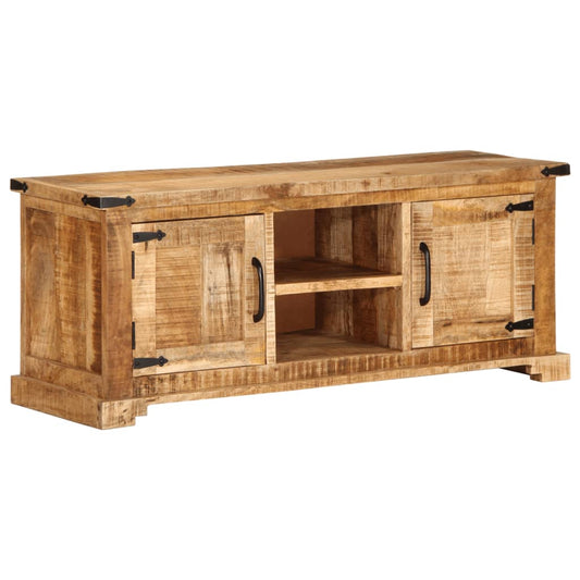 TV-Schrank 110x35x45 cm Massivholz Mango