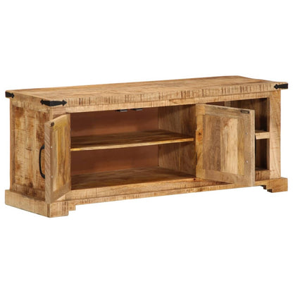 TV-Schrank 110x35x45 cm Massivholz Mango