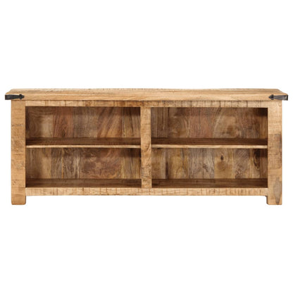 TV-Schrank 110x35x40 cm Massivholz Mango