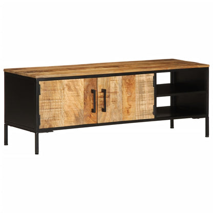 TV-Schrank 110x35x40 cm Massivholz Mango