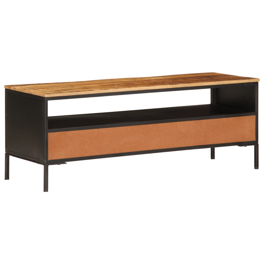 TV-Schrank 110x35x40 cm Massivholz Mango