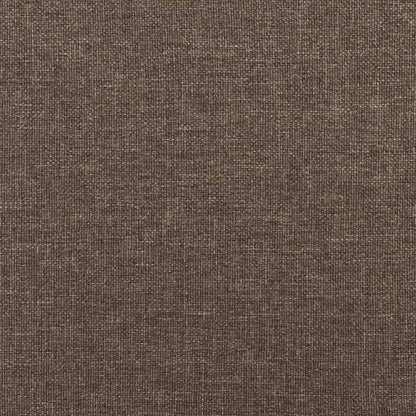 Schlafsofa 2-Sitzer mit 2 Kissen Taupe Stoff