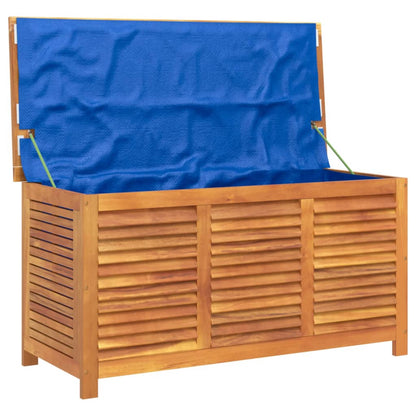 Gartenbox mit Lüftungsschlitzen 113x50x56 cm Massivholz Akazie