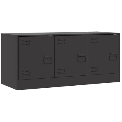 TV-Schrank Schwarz 99x39x44 cm Stahl