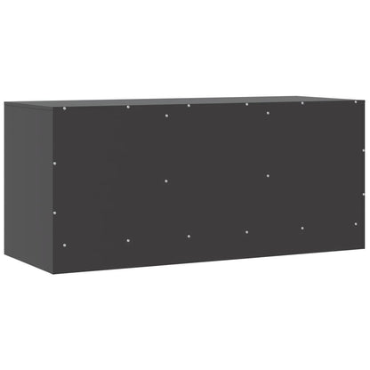 TV-Schrank Schwarz 99x39x44 cm Stahl