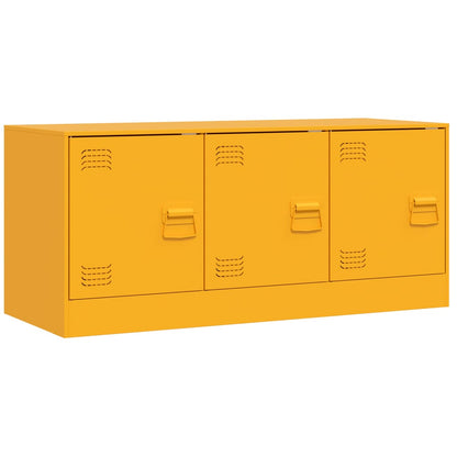 TV-Schrank Senfgelb 99x39x44 cm Stahl