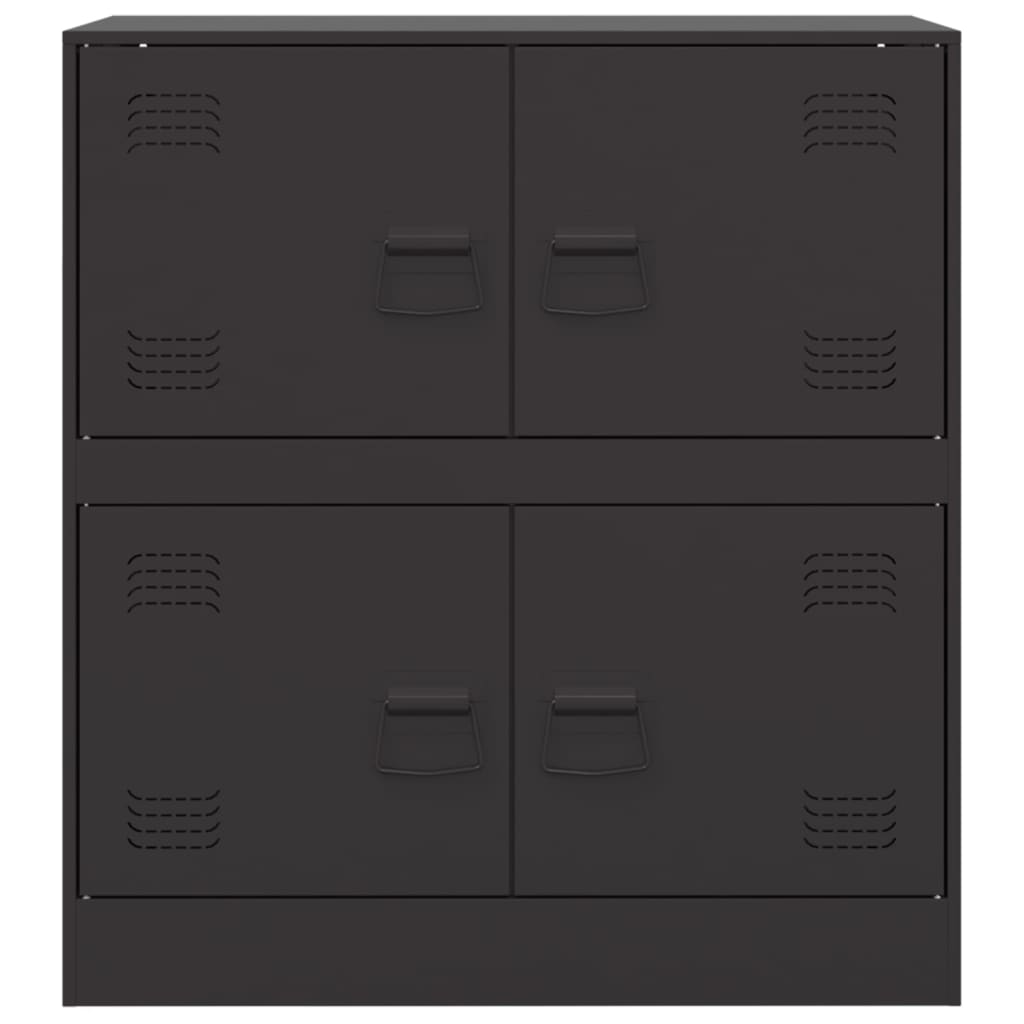 Sideboard Schwarz 67x39x73 cm Stahl