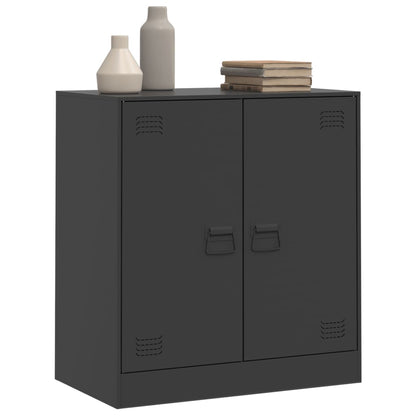 Sideboard Schwarz 67x39x73 cm Stahl