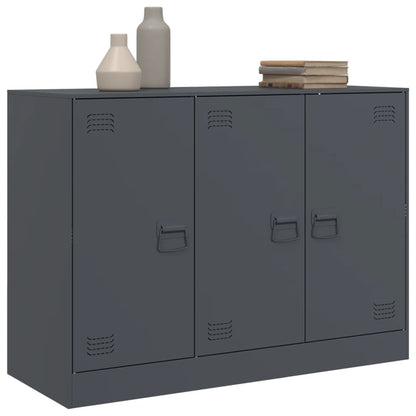 Sideboard Anthrazit 99x39x73 cm Stahl