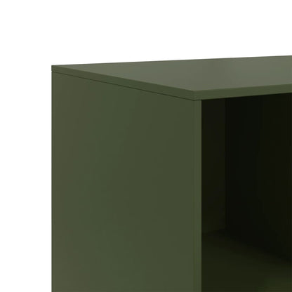 Sideboard Olivgrün 99x39x73 cm Stahl