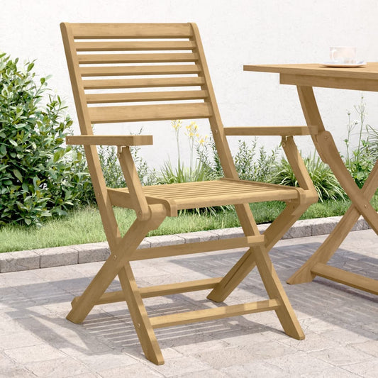 Gartenstühle 2 Stk. Klappbar 54,5x61,5x86,5cm Massivholz Akazie