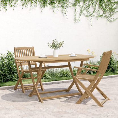 Gartentisch Klappbar 160x85x75 cm Massivholz Akazie