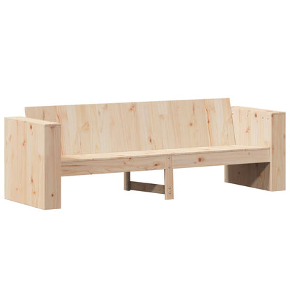 Gartensofa 3-Sitzer 189x60x62 cm Massivholz Kiefer