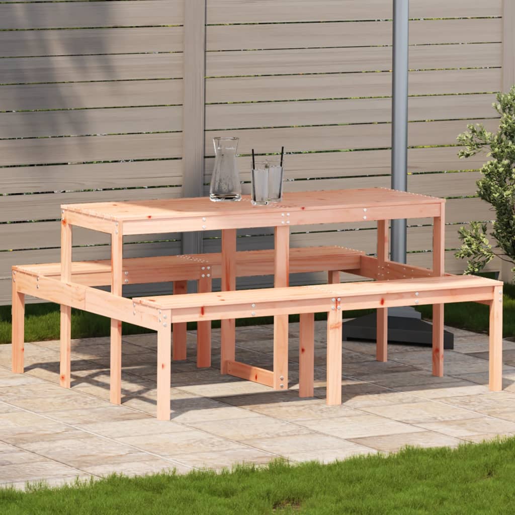 Picknicktisch 160x134x75 cm Massivholz Douglasie