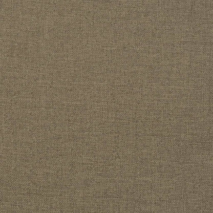 Niedriglehner-Auflagen 6 Stk. Melange Taupe 100x50x7 cm Stoff