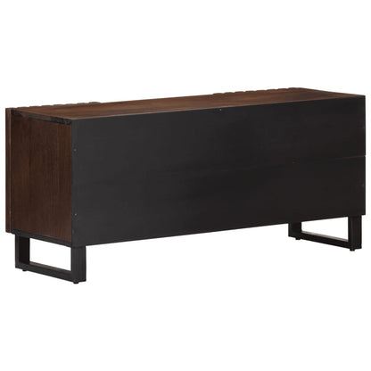 TV-Schrank Braun 105x34x46 cm Massivholz Mango