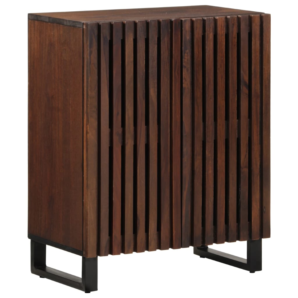 Sideboard Braun 60x34x75 cm Massivholz Mango