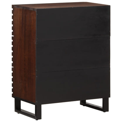 Sideboard Braun 60x34x75 cm Massivholz Mango