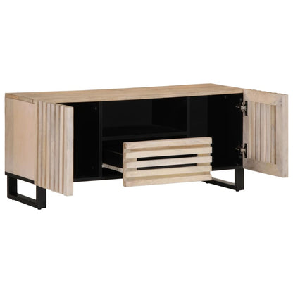 TV-Schrank 100x34x46 cm Massivholz Mango