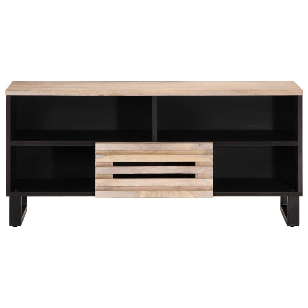 TV-Schrank 100x34x46 cm Massivholz Mango