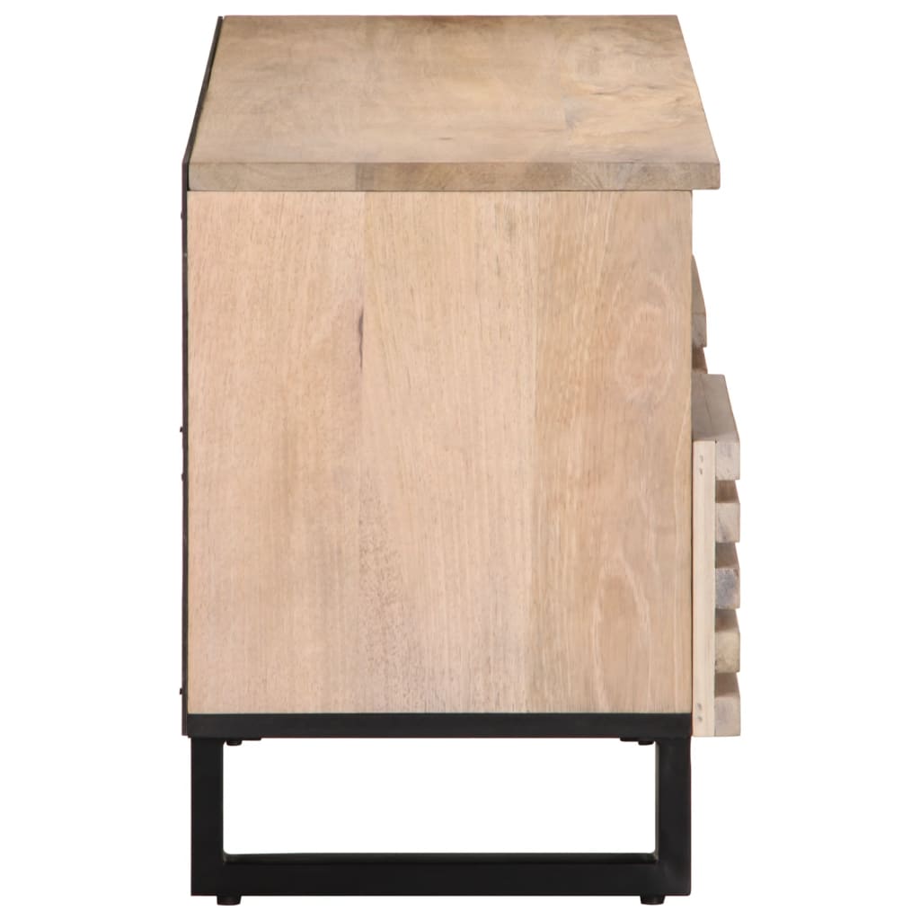 TV-Schrank 100x34x46 cm Massivholz Mango