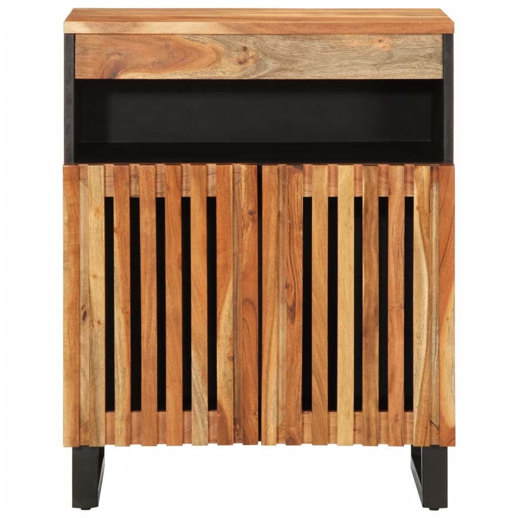 Sideboard 60x34x75 cm Massivholz Akazie