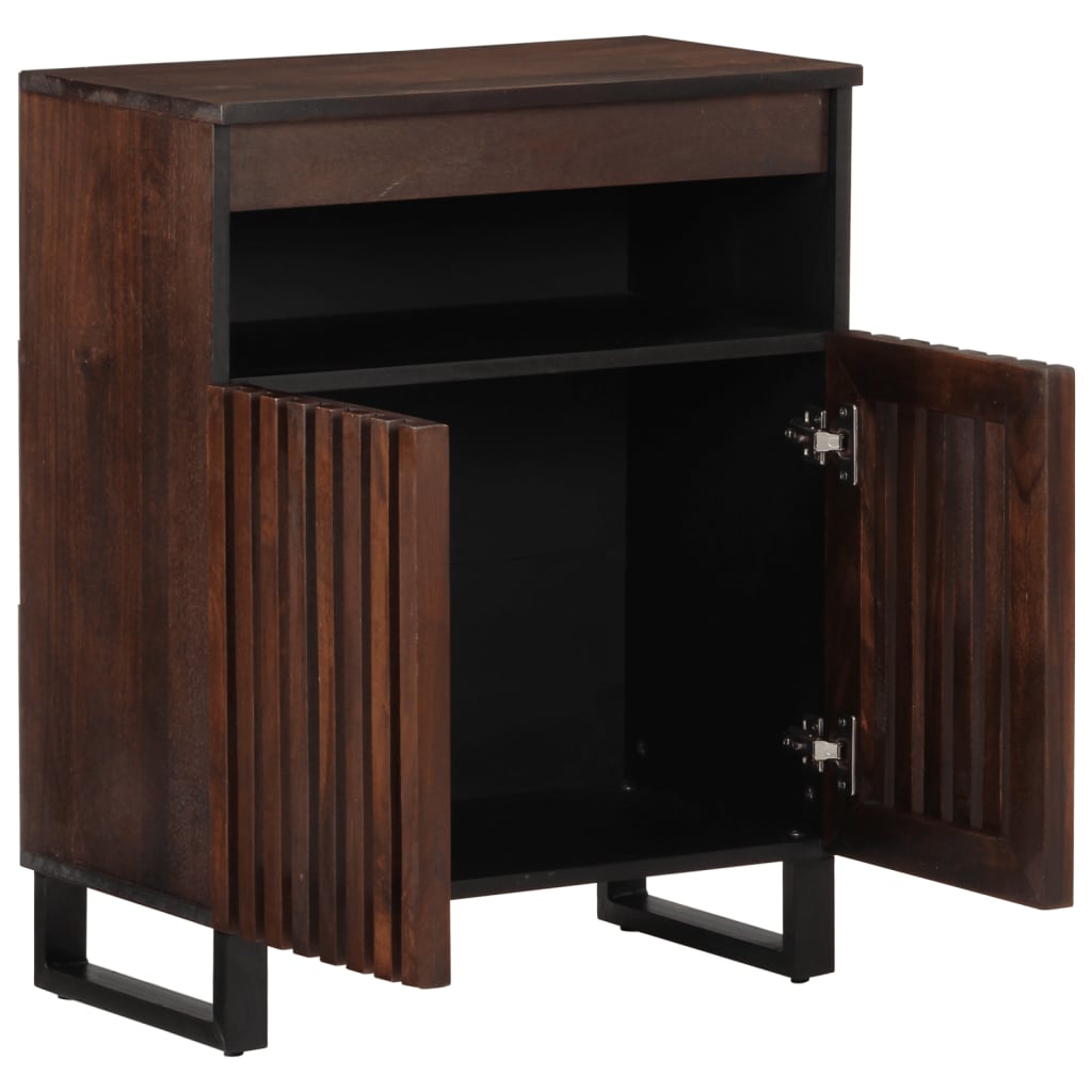 Sideboard Braun 60x34x75 cm Massivholz Mango