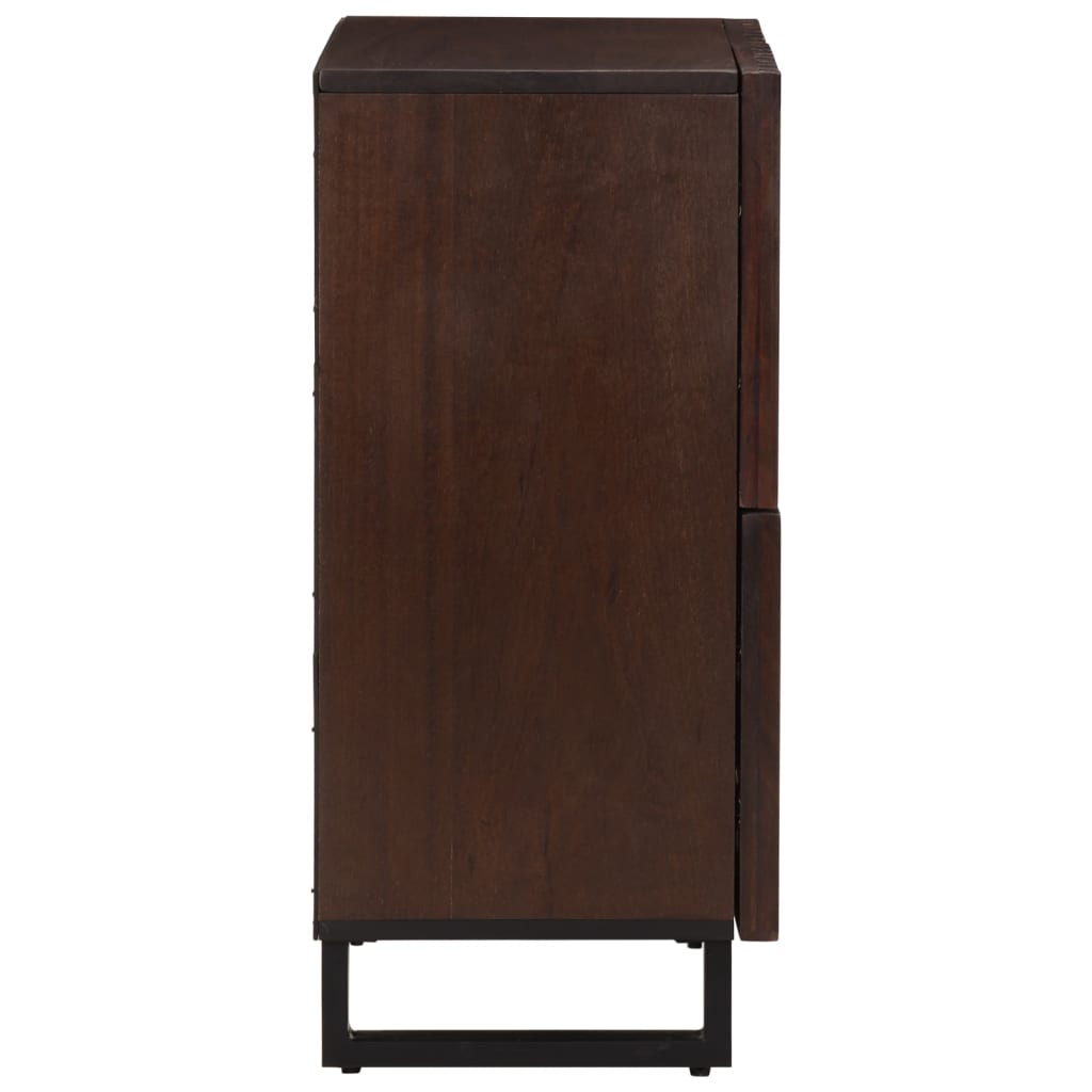 Sideboard Braun 60x34x75 cm Massivholz Mango