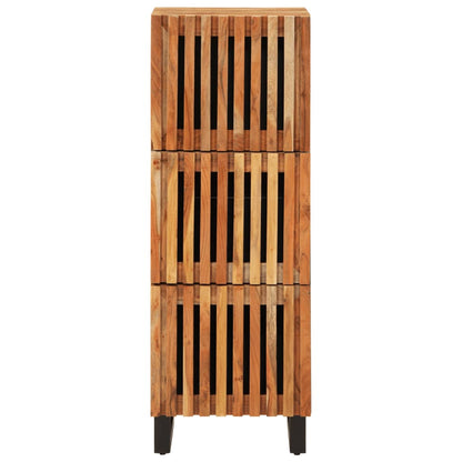 Highboard 40x34x110 cm Massivholz Akazie