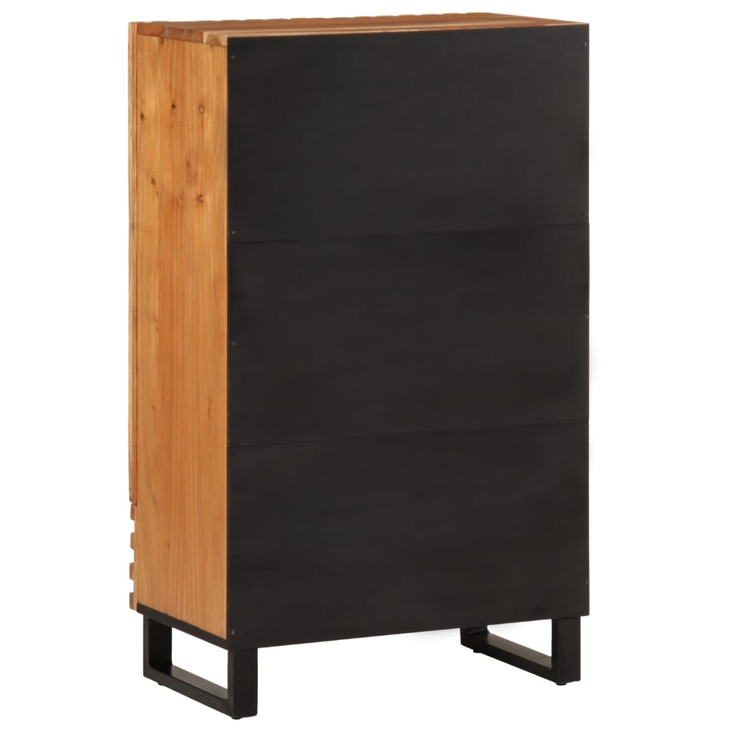 Highboard 60x34x100 cm Massivholz Akazie