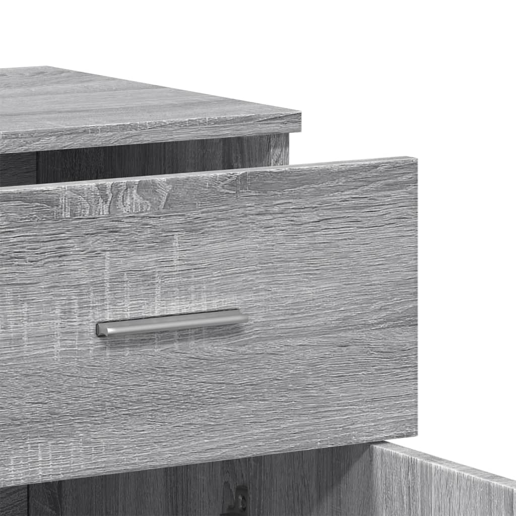 Sideboard Grau Sonoma 79x38x80 cm Holzwerkstoff