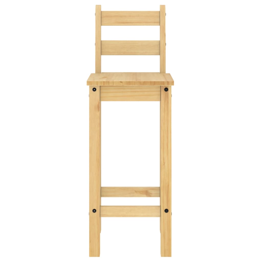 Barstühle 2 Stk. Massivholz Kiefer