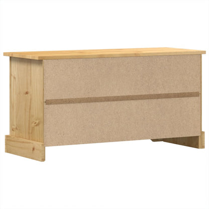 TV-Schrank Corona 100x37x52 cm Massivholz Kiefer