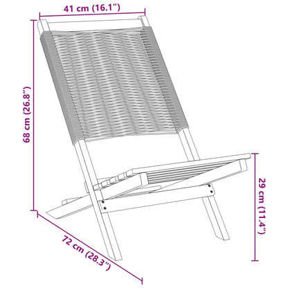 Gartenstühle 4 Stk. Klappbar Grau Massivholz Akazie