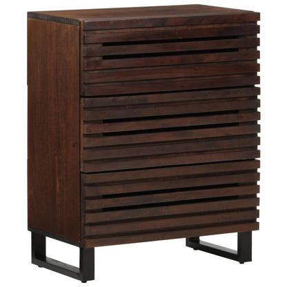 Sideboard 2 Stk. 60x34x75 cm Massivholz Mango