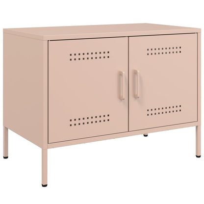 TV-Schrank Rosa 68x39x50,5 cm Stahl