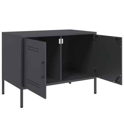 TV-Schrank Anthrazit 68x39x50,5 cm Stahl