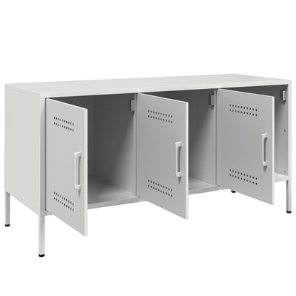 TV-Schrank Weiß 100,5x39x50,5 cm Stahl