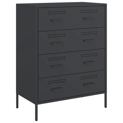 Sideboard Schwarz 68x39x89 cm Stahl