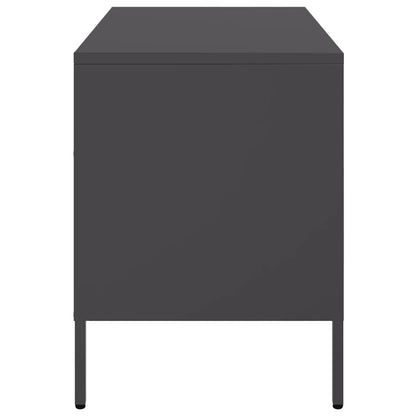 TV-Schrank Schwarz 68x39x50,5 cm Stahl