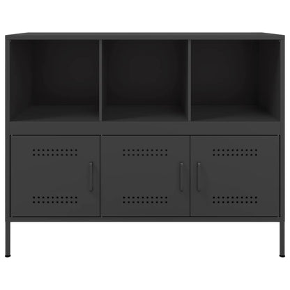 Sideboard Schwarz 100,5x39x79 cm Stahl