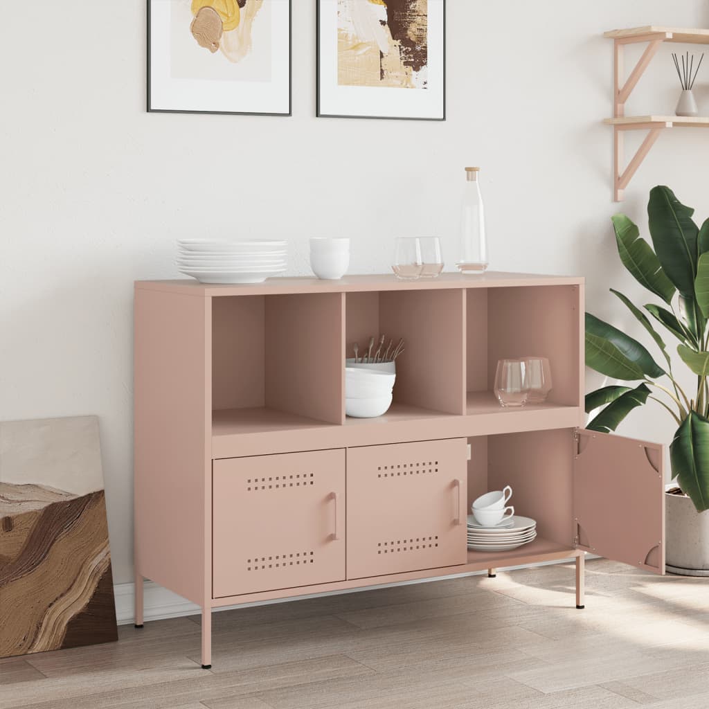 Sideboard Rosa 100,5x39x79 cm Stahl