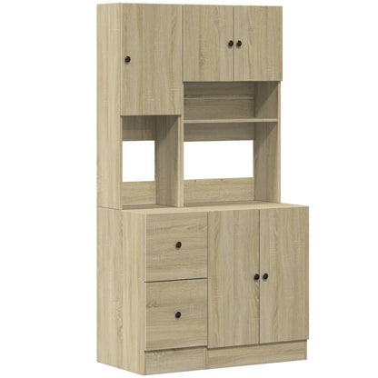 Küchenschrank Sonoma-Eiche 95x50x180 cm Holzwerkstoff