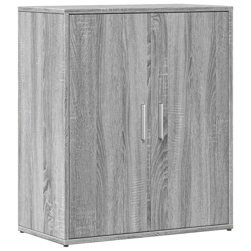 Sideboards 2 Stk. Grau Sonoma-Eiche 60x31x70 cm Holzwerkstoff